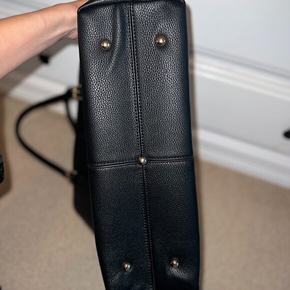 Faux Leather Computer Tote Bag - Picture 5 of 5